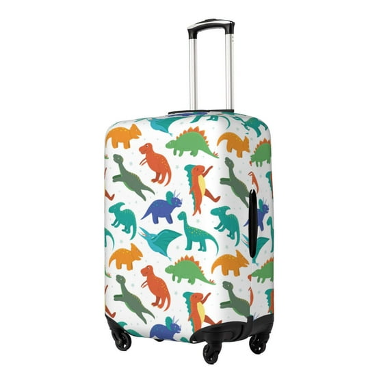 Goofa Colorful Dinosaur Pattern Luggage Covers For Suitcase,Suitcase Cover Protector Fit 18-32 Inch Luggage-X-Large