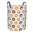 thumbnail image 1 of Goofa Colorful Donuts Printed Circular Hamper,Laundry Basket with Handles,Storage Baskets Foldable,Large Capacity Laundry Hamper-Small, 1 of 8