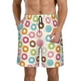 thumbnail image 1 of Goofa Colorful Donuts Printed Mens Swim Trunks Summer Quick Dry Short Beach Swimwear Bathing Suits-Medium, 1 of 9