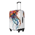thumbnail image 1 of Goofa Colorful Floral Jellyfish Pattern Luggage Covers For Suitcase,Suitcase Cover Protector Fit 18-32 Inch Luggage-X-Large, 1 of 9