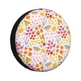 thumbnail image 1 of Goofa Colorful Floral Pattern Universal Tire Cover for Jeep, SUV, Truck, and Trailer – Waterproof, UV-Resistant,Easy to Install, Fits 14"-17" Tires-17 inch, 1 of 6