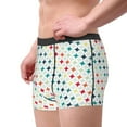 thumbnail image 1 of Goofa Colorful Geometric Printed Men's Boxer Briefs Underwear, Moisture-Wicking Underwear, Trunk,Soft and Breathable Cotton Underwear-Small, 1 of 9
