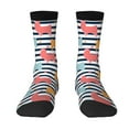 thumbnail image 1 of Goofa Colorful Llama Printed Men's Crew Socks, Soft Durable Breathable Moisture-Wicking with Odor Control Cotton socks, 1 of 9