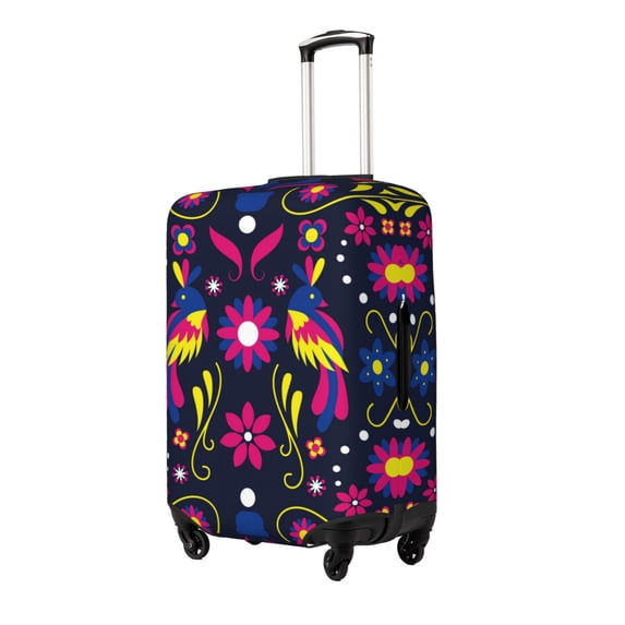 Goofa Colorful Mexican Pattern Luggage Covers For Suitcase,Suitcase Cover Protector Fit 18-32 Inch Luggage-Large