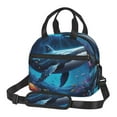 thumbnail image 1 of Goofa Colorful Ocean Whale Pattern Lunch Bag ,Insulated Lunch Box, Small Leakproof Cooler Food Lunch Containers Reusable High Capacity Lunch Tote Bags, 1 of 8