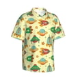 thumbnail image 1 of Goofa Colorful Outer Space Hawaiian Shirt for Men, Unisex Summer Beach Casual Short Sleeve Button Down Shirts,Aloha Tropical Floral print shirt-Medium, 1 of 9