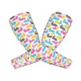 thumbnail image 1 of Goofa Colorful Rabbit Pattern UV Sun Protection Arm Sleeves, UPF 50 Sports Cooling Arm Compression Sleeves for Men Women Teenager, 1 of 8