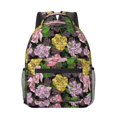 thumbnail image 1 of Goofa Colorful Roses Pattern Comfortable Student Backpack - Ergonomic Design, Durable, Water-Resistant, Multi-Compartment,Travel, and Outdoor Activities, 1 of 5