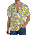 thumbnail image 1 of Goofa Colorful Rubber Duck 1 Printed Men's Casual Short-sleeved Shirt,Lightweight Breathable Button-down,Summer Casual men's top,Versatile Fashion shirt-XX-Large, 1 of 7