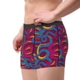 thumbnail image 1 of Goofa Colorful Snake Printed Men's Boxer Briefs Underwear, Moisture-Wicking Underwear, Trunk,Soft and Breathable Cotton Underwear-Medium, 1 of 9