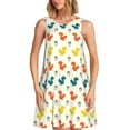 thumbnail image 1 of Goofa Colorful Squirrel for Summer Dresses for Women – Beach Floral Sundress, Casual Pockets Boho Tank Dress for Hot Days, 1 of 7