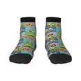 thumbnail image 1 of Goofa Construction Machinery Pattern Non Slip Socks with Grips for Elderly, Crew Socks Yoga Hospital Socks Cushioned Sole Gripper Socks for Men Women, 1 of 5