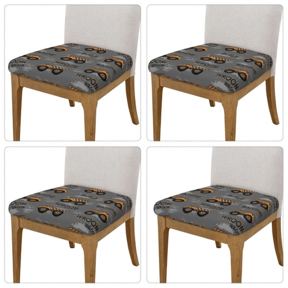 Goofa Construction Machines Printed Couch Cushion Covers,Soft and Durable Throw Pillow Case , Floral Sofa Magic Sofa Stretch Cushion Couch Covers Washable
