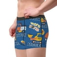 thumbnail image 1 of Goofa Construction Vehicles Printed Men's Boxer Briefs Underwear, Moisture-Wicking Underwear, Trunk,Soft and Breathable Cotton Underwear-Medium, 1 of 9
