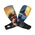 thumbnail image 1 of Goofa Cool Cat With Sunglasses Pattern UV Sun Protection Arm Sleeves, UPF 50 Sports Cooling Arm Compression Sleeves for Men Women Teenager, 1 of 8