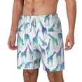 thumbnail image 1 of Goofa Cool Giraffe Printed Men's Swim Trunks Board Shorts Quick Dry Mens Swimming Trunks with Compression Liner,Breathable Fit Hawaii Beach Shorts-Large, 1 of 9