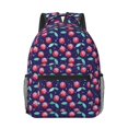 thumbnail image 1 of Goofa Cool Mirror Cherries Pattern Comfortable Student Backpack - Ergonomic Design, Durable, Water-Resistant, Multi-Compartment,Travel, and Outdoor Activities, 1 of 5