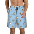 thumbnail image 1 of Goofa Corgi Dog Printed Mens Swim Trunks Summer Quick Dry Short Beach Swimwear Bathing Suits-Small, 1 of 9