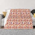 thumbnail image 1 of Goofa Corgi Head with Floal Pattern Fleece Throw Blanket for Couch, Soft Checkered Flannel Blanket for Sofa, Warm Cozy Decorative Blanket Fall Decor Gift-, 1 of 6