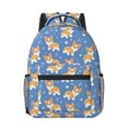 thumbnail image 1 of Goofa Corgi Pattern Comfortable Student Backpack - Ergonomic Design, Durable, Water-Resistant, Multi-Compartment,Travel, and Outdoor Activities, 1 of 5