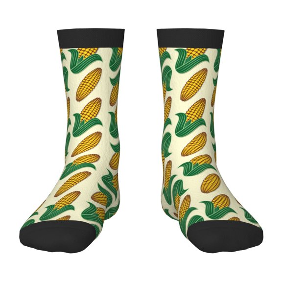 Goofa Corn 8 Pattern Children's Crew Socks, Kids' Daily Wear and Sports Socks, Breathable Socks, Sports Socks, Moisture-Wicking Socks for Children