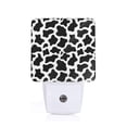 thumbnail image 1 of Goofa Cow Print Black White Night Light, Plug-in, Dusk to Dawn Sensor, Warm White, Ambient Lighting, Ideal Kids Adults Nightlight-US, 1 of 9