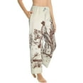 thumbnail image 1 of Goofa Cowboys Riding Horses Printed Soft Pajama Pants for Women, Wide Leg Comfy Casual Lounge Yoga Pants-Medium, 1 of 9