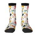 thumbnail image 1 of Goofa Crabs Shrimps Printed Men's Crew Socks, Soft Durable Breathable Moisture-Wicking with Odor Control Cotton socks, 1 of 9