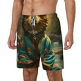 thumbnail image 1 of Goofa Creekside Meditating Puppy Printed Men's Swim Trunks Board Shorts Quick Dry Mens Swimming Trunks with Compression Liner,Breathable Fit Hawaii Beach Shorts-X-Large, 1 of 9