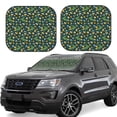 thumbnail image 1 of Goofa Crocodile And Oranges Pattern 2 Piece Car Windshield Sun Shade Foldable | Front Windshield Shade for Sun, Heat and UV Rays | Sunshade for Car Front Window-Medium, 1 of 7