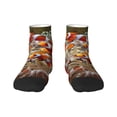 thumbnail image 1 of Goofa Cute Anemone Fish Pattern Non Slip Socks with Grips for Elderly, Crew Socks Yoga Hospital Socks Cushioned Sole Gripper Socks for Men Women, 1 of 5