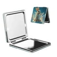thumbnail image 1 of Goofa Cute Angel Winged Rabbit Pattern Pocket Mirror, Portable Makeup Mirror,Travel Makeup Mirror,Dual-Sided Compact Mirror,Gift Makeup Mirror-Square, 1 of 9