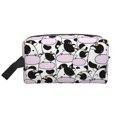 thumbnail image 1 of Goofa Cute Animal with Cow Printed Toiletry Bag with Handle,Large Capacity Travel Makeup Cosmetic Bag for Women, Carry on Airport Airline Compliant Bag, 1 of 9