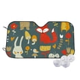 thumbnail image 1 of Goofa Cute Animal Forest Printed Car Windshield Sunshade,Foldable Reflective Sun Visor,UV Protection Heat Blocker Sunshade,Car Cooling Accessory-, 1 of 7