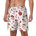 thumbnail image 1 of Goofa Cute Animal Printed Men's Swim Trunks Board Shorts Quick Dry Mens Swimming Trunks with Compression Liner,Breathable Fit Hawaii Beach Shorts-Small, 1 of 9