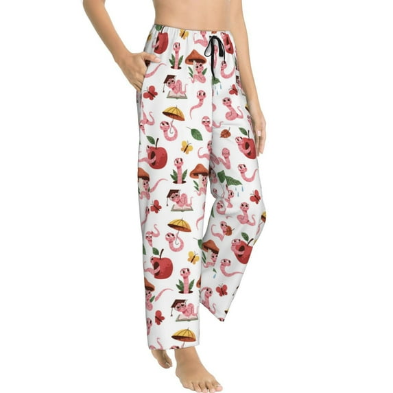 Goofa Cute Animal Printed Soft Pajama Pants for Women, Wide Leg Comfy Casual Lounge Yoga Pants-XX-Large