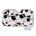 thumbnail image 1 of Goofa Cute Animal with Cow Printed Car Windshield Sunshade,Foldable Reflective Sun Visor,UV Protection Heat Blocker Sunshade,Car Cooling Accessory-, 1 of 7