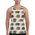 thumbnail image 1 of Goofa Cute Armadillo Pattern Men's Workout Tank Top Slim-Fit Tank Quick Dry Fit Muscle Tank Top Beach Tank Top Bodybuilding Sleeveless T Shirt-Large, 1 of 7