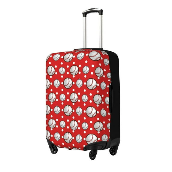 Goofa Cute Baseball Pattern Luggage Covers For Suitcase,Suitcase Cover Protector Fit 18-32 Inch Luggage-X-Large