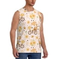 thumbnail image 1 of Goofa Cute Bee Gnome1 Printed Men's Sleeveless T-Shirt - Athletic Gym Workout Tank Top for Men - Moisture-Wicking, UPF 30+ Quick-Dry Muscle Tee-X-Large, 1 of 8