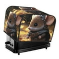 thumbnail image 1 of Goofa Cute Big-Eared Mouse Print Toaster Cover 4 Slice, Four Slice Bread Machine Cover Quilted Toaster Covers Bread Maker Cover Kitchen Appliance Cover, 1 of 7