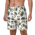 thumbnail image 1 of Goofa Cute Bunny Printed Men's Swim Trunks Board Shorts Quick Dry Mens Swimming Trunks with Compression Liner,Breathable Fit Hawaii Beach Shorts-Small, 1 of 9