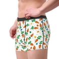 thumbnail image 1 of Goofa Cute Carrot Printed Men's Boxer Briefs Underwear, Moisture-Wicking Underwear, Trunk,Soft and Breathable Cotton Underwear-Medium, 1 of 9