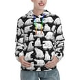 thumbnail image 1 of Goofa Cute Cartoon Polar Bear for Women's Hooded Sweatshirt with Eye-catching Drawstrings- Lightweight Pullover Hoodie with Kangaroo Pocket, Perfect for Everyday Wear-Medium, 1 of 7