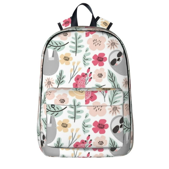 Goofa Cute Cartoon Sloth Printed Backpack,Laptop Backpack,Durable Anti-Theft Travel Work Backpack,Water-resistant Backpack