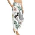 thumbnail image 1 of Goofa Cute Cartoon Sloth Printed Soft Pajama Pants for Women, Wide Leg Comfy Casual Lounge Yoga Pants-XX-Large, 1 of 9