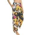 thumbnail image 1 of Goofa Cute Cat Cartoon Printed Soft Pajama Pants for Women, Wide Leg Comfy Casual Lounge Yoga Pants-Small, 1 of 9