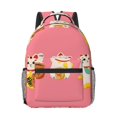 thumbnail image 1 of Goofa Cute Cat Pattern Comfortable Student Backpack - Ergonomic Design, Durable, Water-Resistant, Multi-Compartment,Travel, and Outdoor Activities, 1 of 5