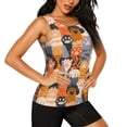 thumbnail image 1 of Goofa Cute Cat Paw Printed Womens Workout Tops for Women Sleeveless Yoga Shirts Athletic Running Tank Tops Sleeveless Gym Clothes Workout Apparel-X-Large, 1 of 9
