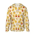 thumbnail image 1 of Goofa Cute Chicken Printed Women's UPF 50+ Sun Protection Hoodie Jacket Lightweight Long Sleeve Sun Shirt for Women with Pocket Hiking Outdoor-Large, 1 of 9